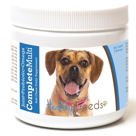 Healthy Breeds Puggle All in One Multivitamin Soft Chew, 60PK 192959008790